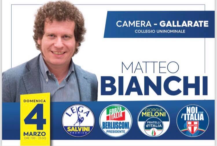 Matteo Bianchi, aperitivo elettorale a Morazzone